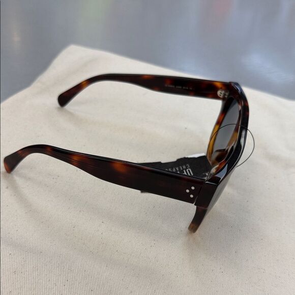 Celine Amber Tortoise Sunglasses - Picture 8 of 9
